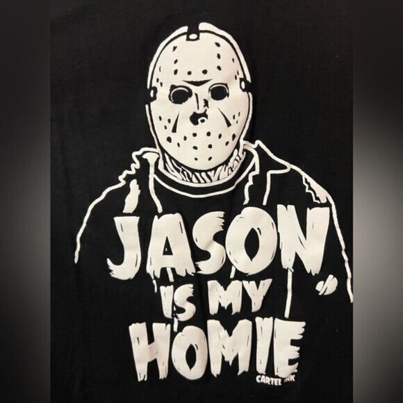 Cartel‎ Ink Jason Is My Homie Women's 100% Cotton Racer Back Tank Top Size XL - Picture 3 of 6